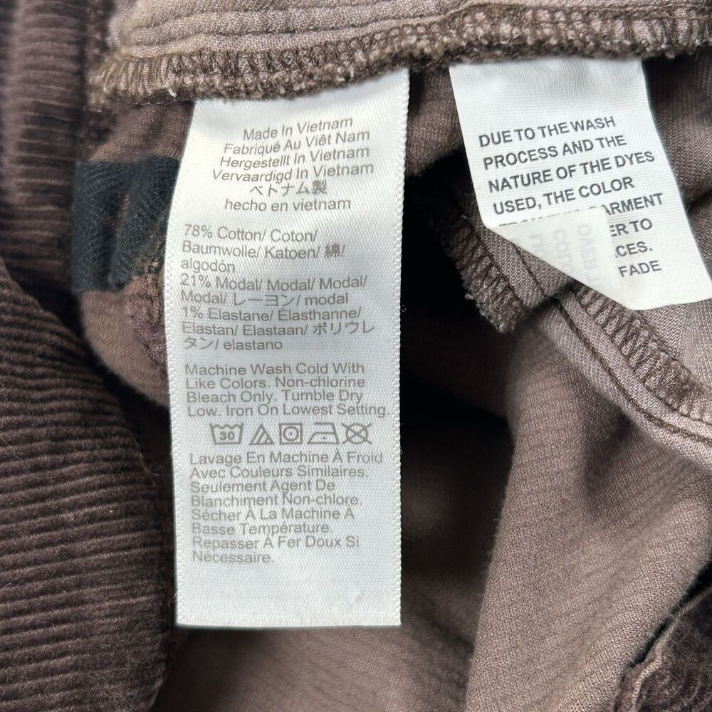 Madewell The Balloon Pant in Corduroy Brown Sz 32 Dark Carob Wide Leg - Picture 6 of 15